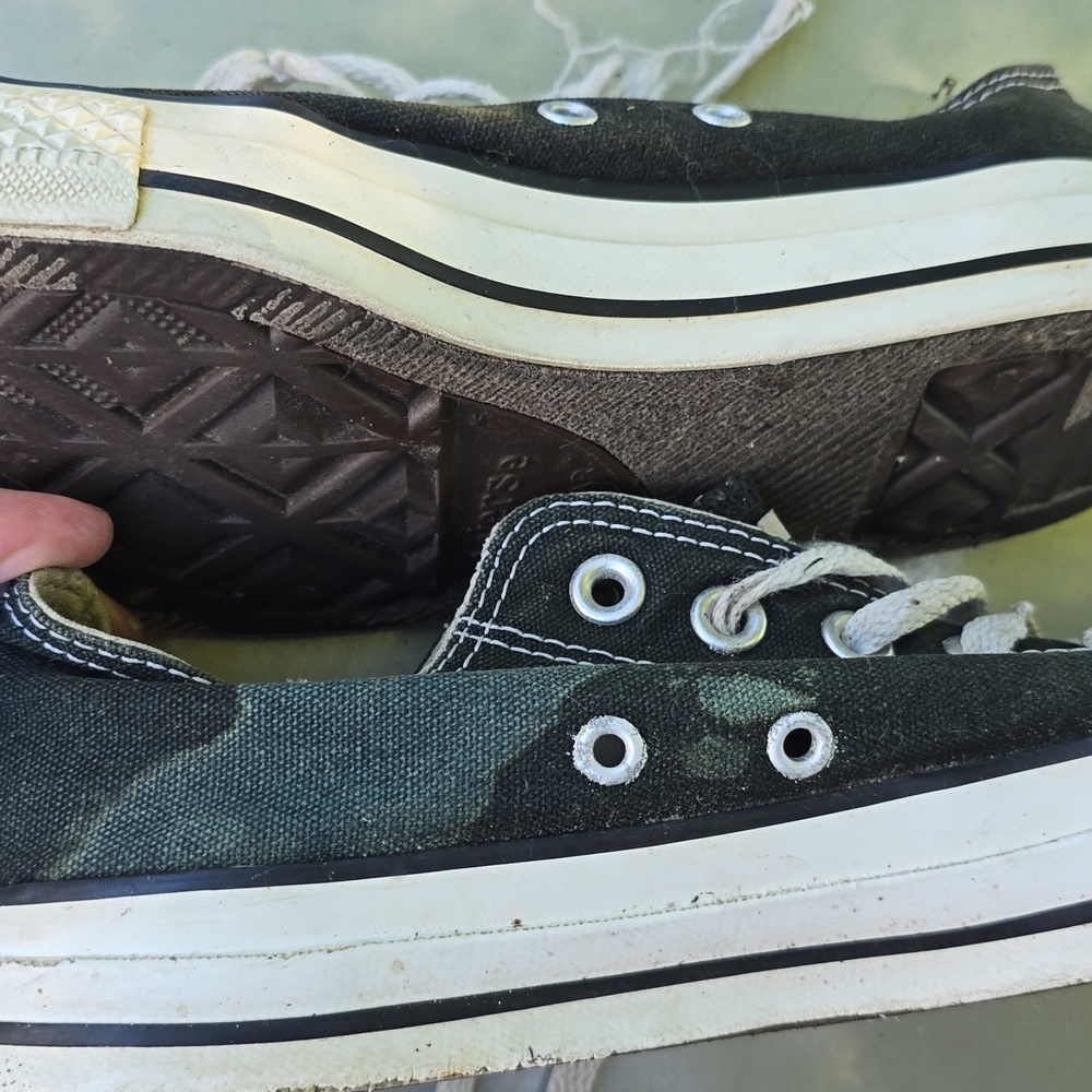 ★ CONVERSE All Star Chuck Taylor Well Worn Black Low Tops Men 6.5 Women 8.5 - Picture 3 of 6